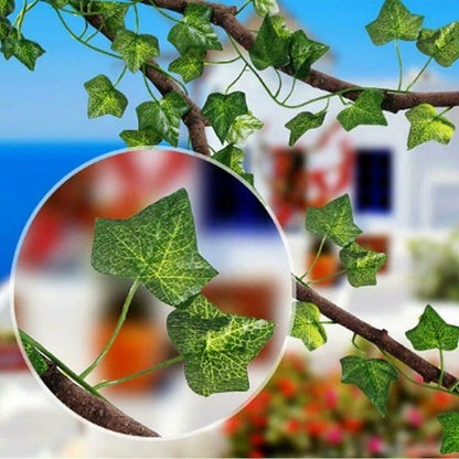 Set of 2 Artificial Hanging Plants Greenery Vine Garland