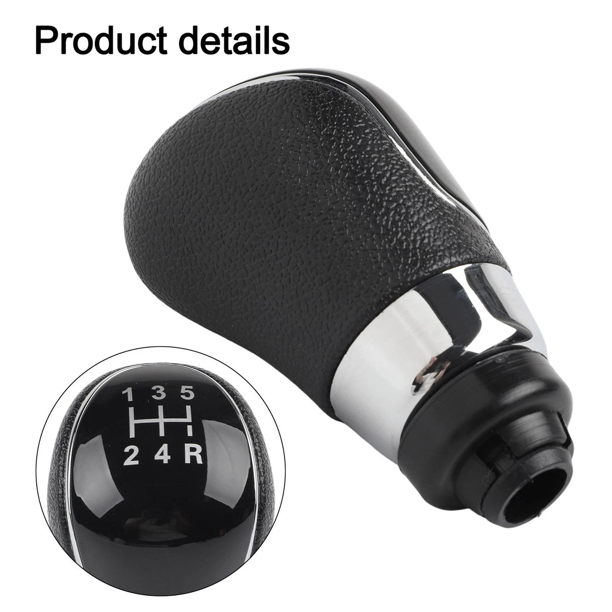 Black Gear Shift Knob for Ford CMAX SMAX (2010–2019)