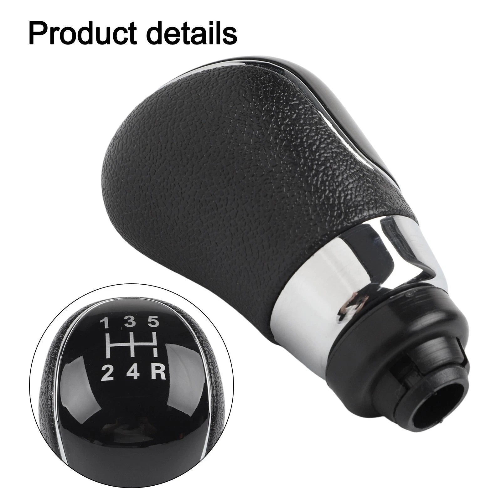 Black Gear Shift Knob for Ford CMAX SMAX (2010–2019)
