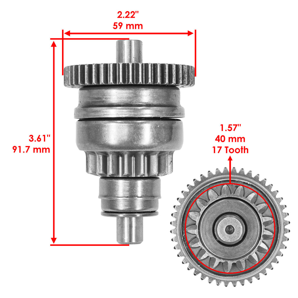 Starter Drive Gear Bendix Replacement for Can-Am Outlander 330 (2004–2005)