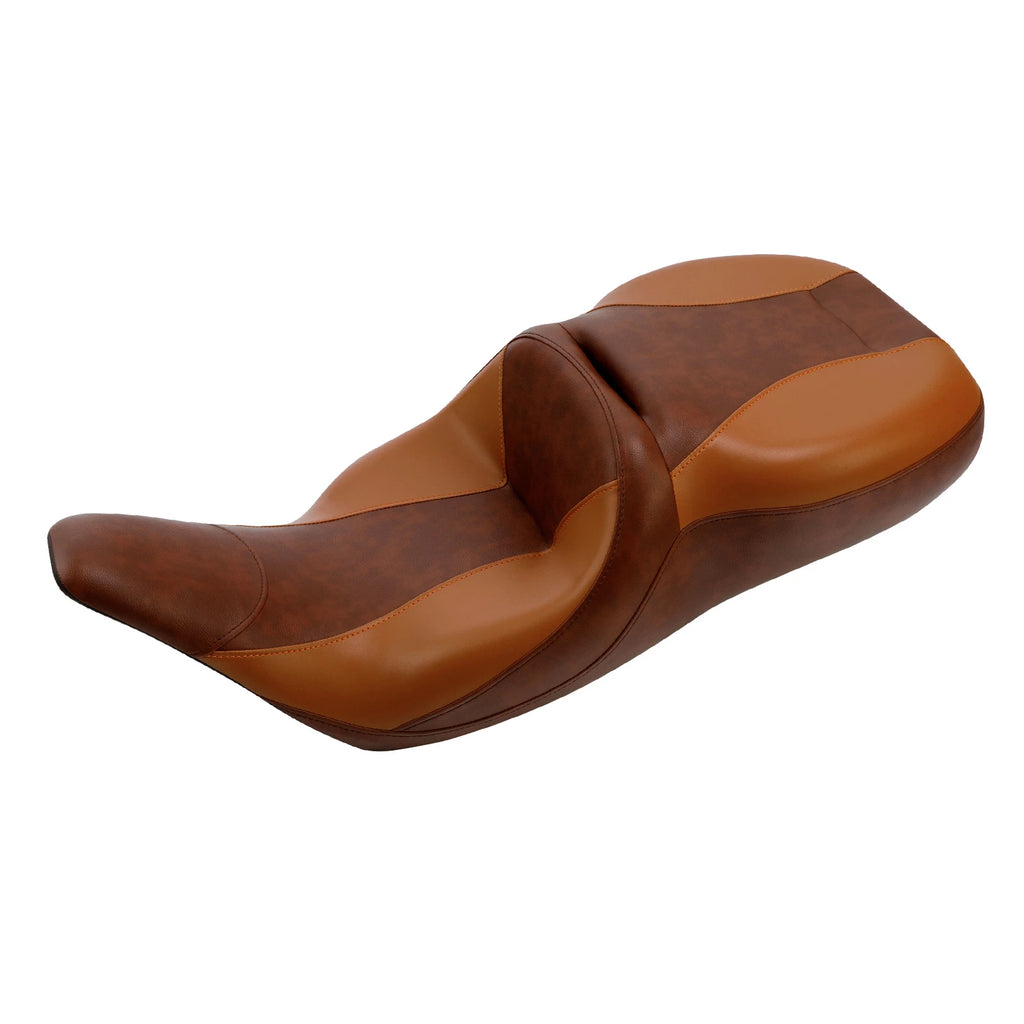 Passenger Seat for Harley Electra Glide FLHT (1997–2007) Brown Coffee