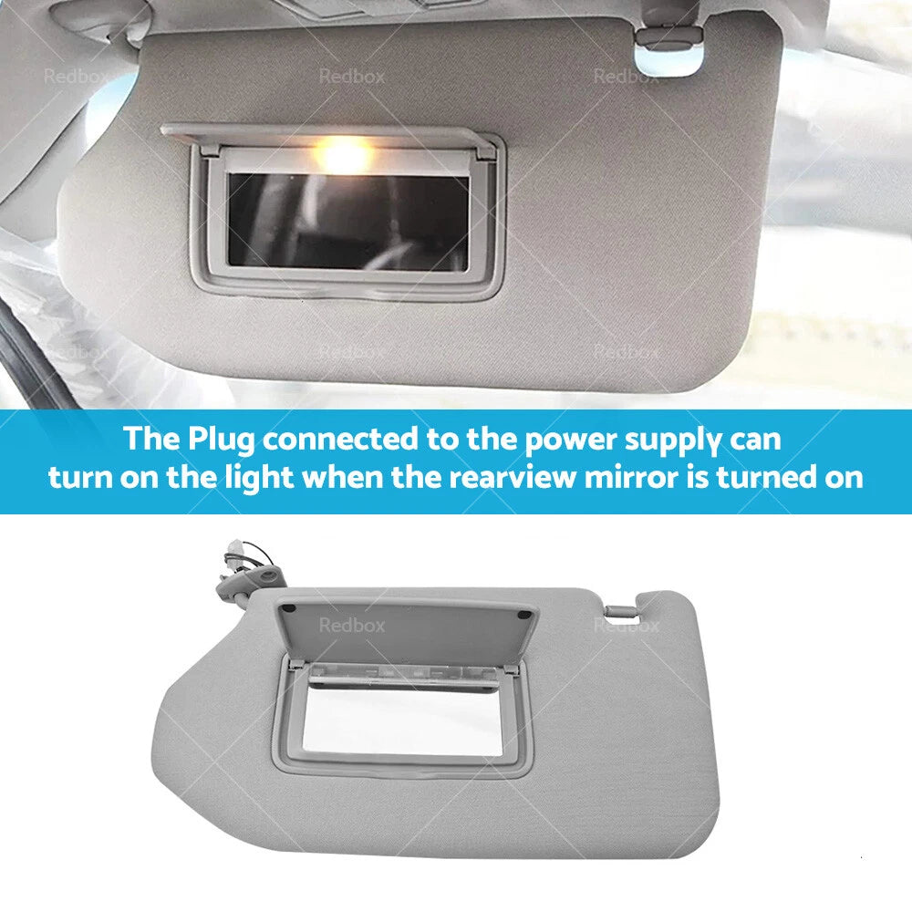 2X Interior Sun Visor Shade for Nissan Pathfinder (2013–2018) RH + LH