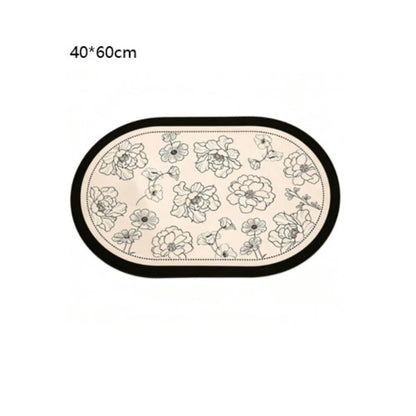 Non-Slip Diatomaceous Earth Bathroom Mat 40x60cm