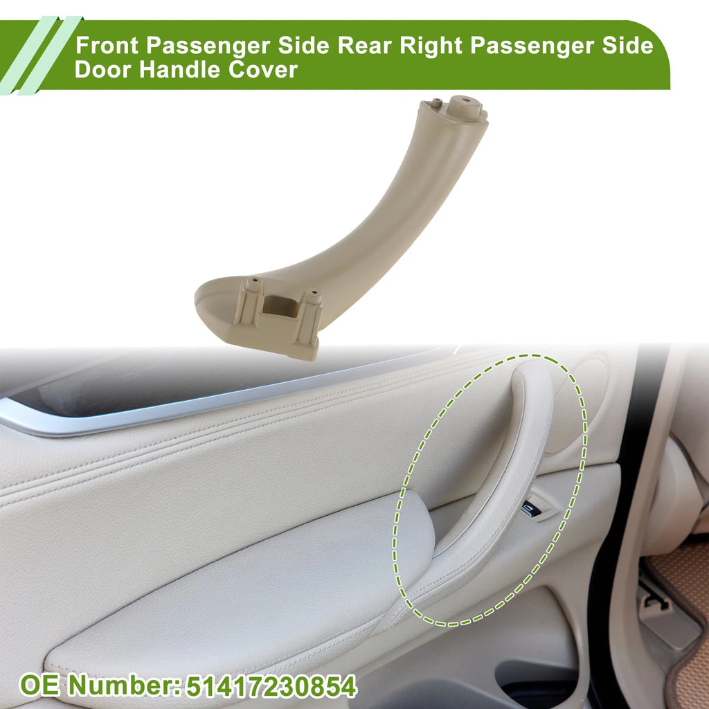 Door Panel Handle Pull Trim Cover Replacement for BMW E90 (2004–2012)