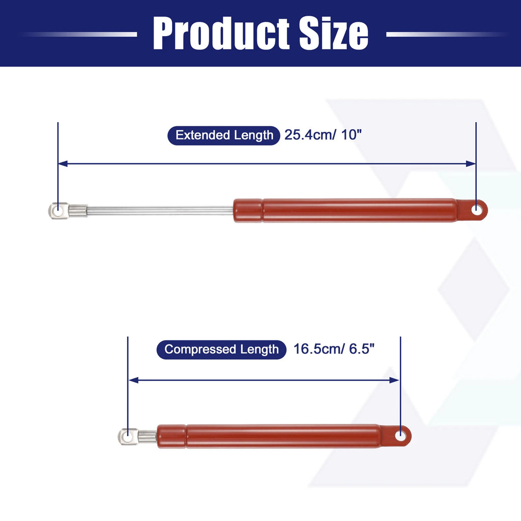 2X 10 Inch Red Lift Supports Struts Gas Spring Universal