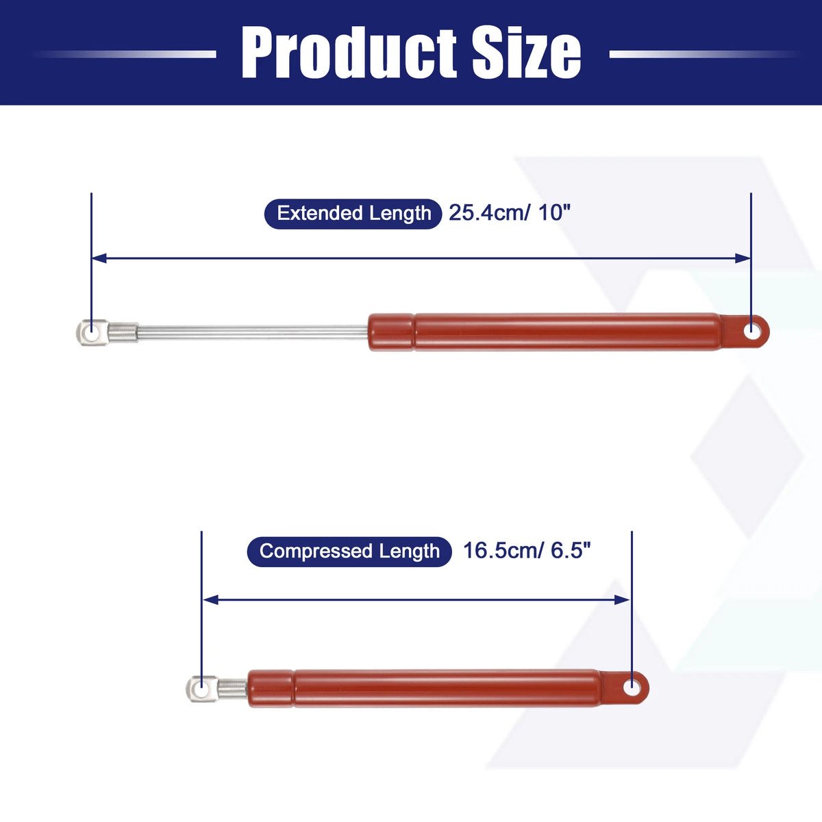 2X 10 Inch Red Lift Supports Struts Gas Spring Universal