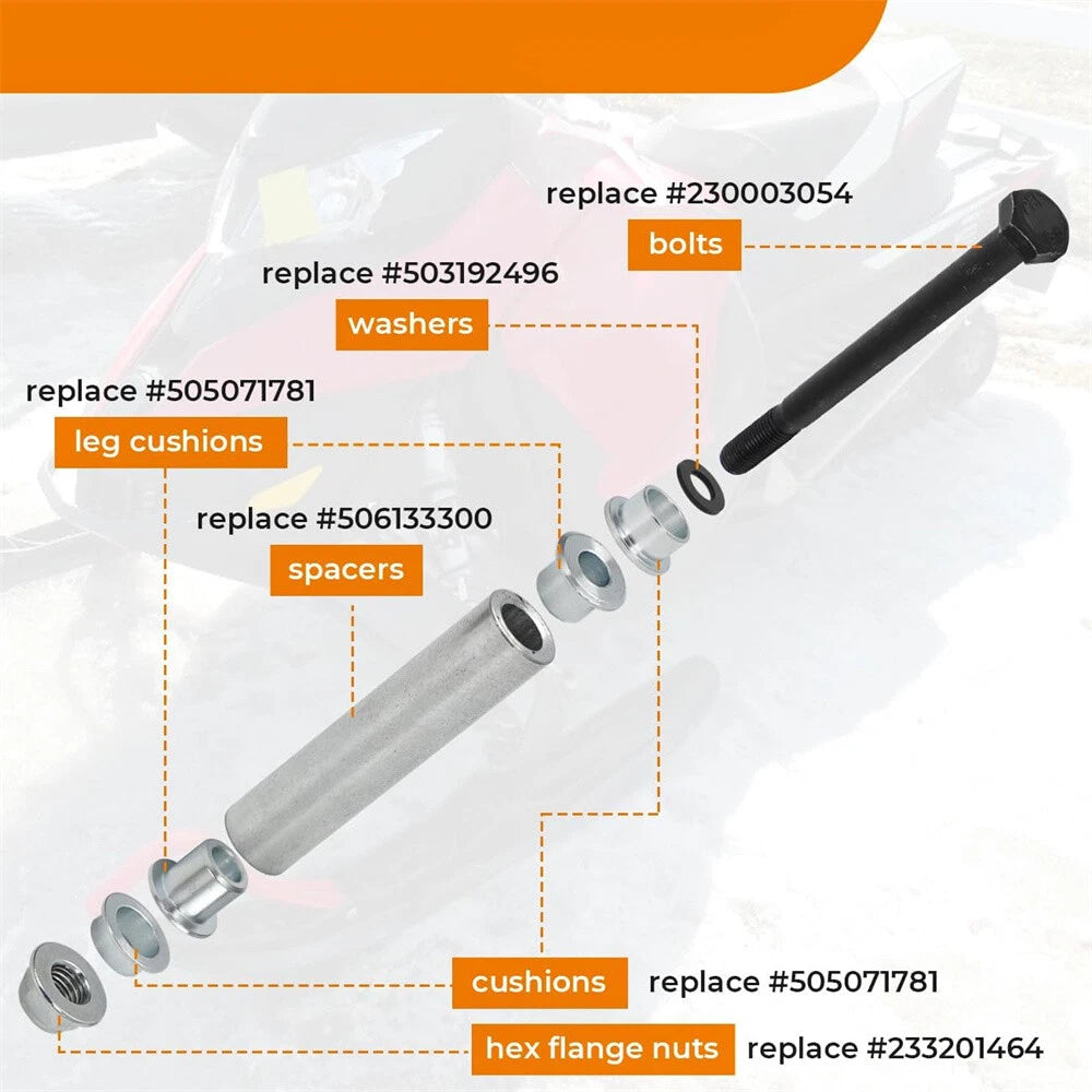 Front End Ski Leg Repair Kit for Ski-Doo REV XP (2003–2015)