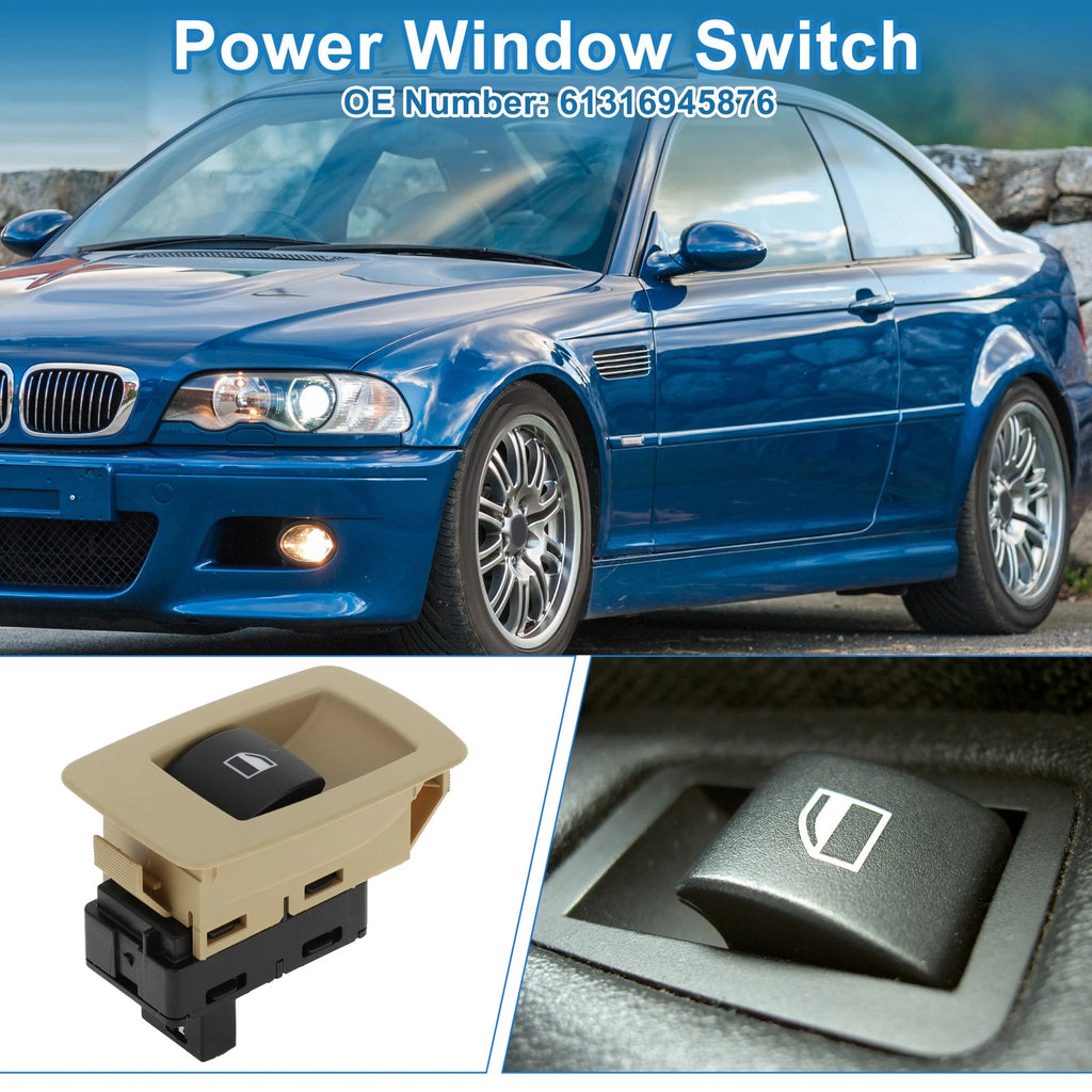 Power Window Switch Front for BMW 325i 328i 330i 335i (2006–2013)