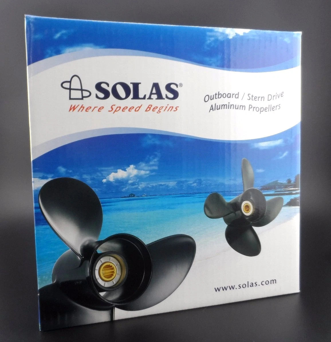 Solas Saturn 3 Propeller for Suzuki & Johnson Outboard (4231-100-14)