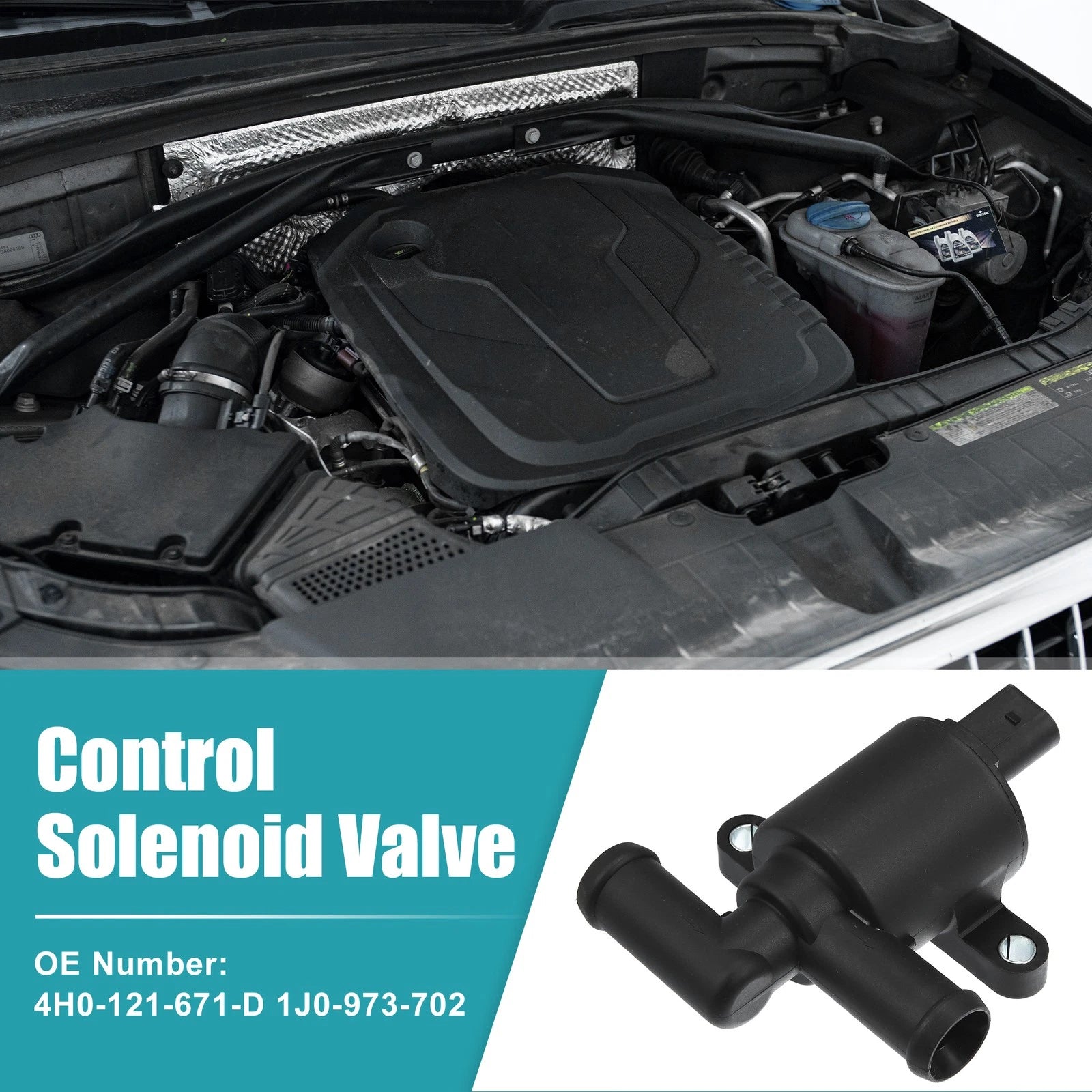 Heater Control Solenoid Valve Assembly for Audi A4 A5 A6 (2005–2012)