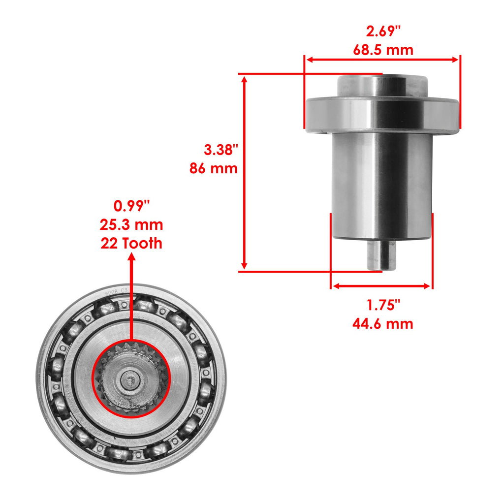 Front Differential Repair Kit for Club Car XRT 1550 SE (2004–2020)