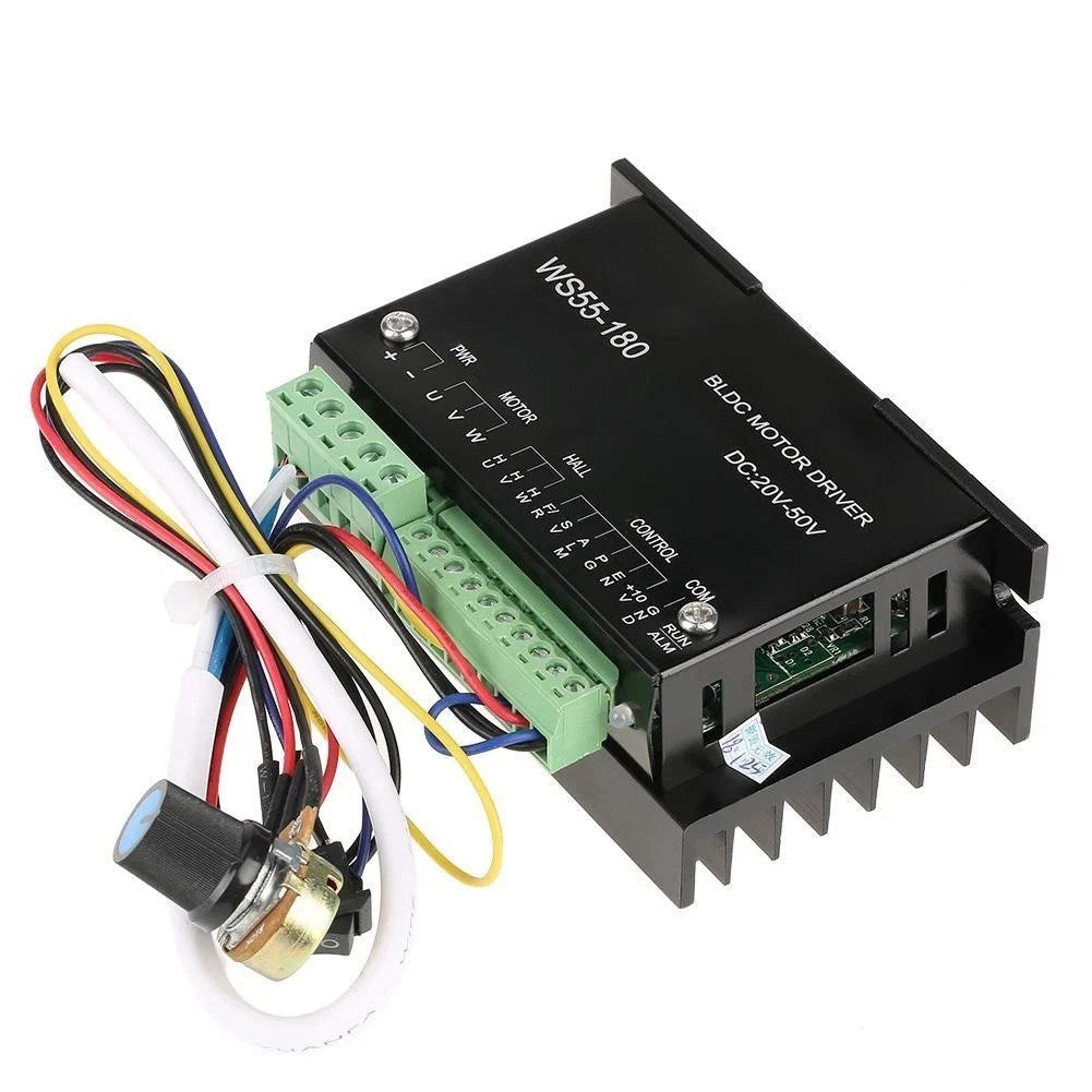 BLDC Motor Driver Controller WS55-180 20V-50V 10A for Spindle