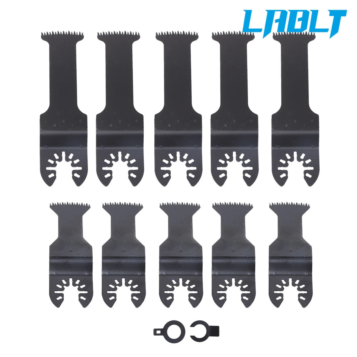 Set of 5 Saw Blades for Oscillating Tool (1-1/2", 2-11/16")