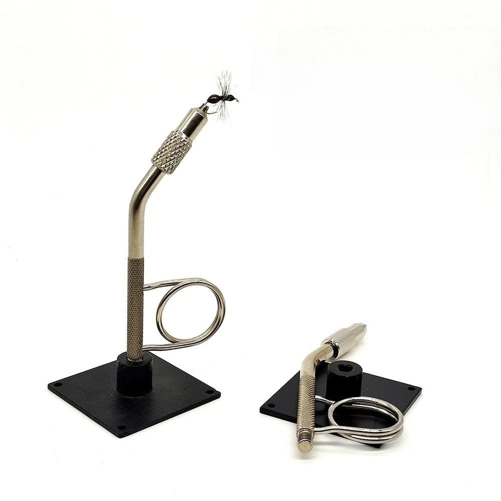 Steel Fly Tying Vise for Mini Hooks 12 to 24 with Adjustable Nose Grip