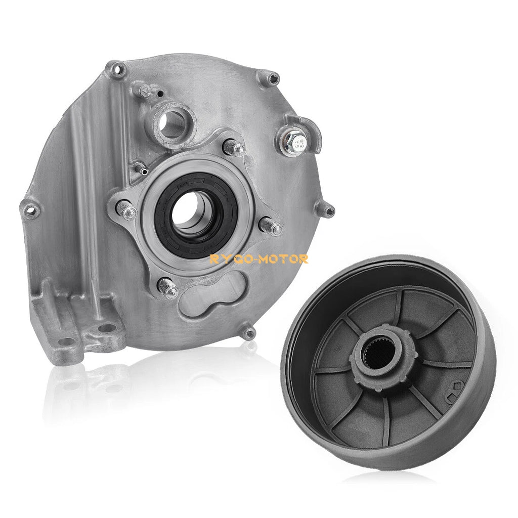 Rear Brake Drum Hub Plate Cover Shoes Kit for Honda TRX400FA/FGA (2004–2007)