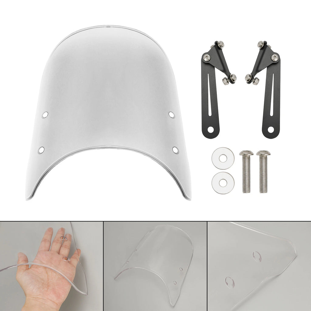 Windshield Windscreen for Moto Guzzi V7 Classic (2016–2023) V9 Bobber (2018–2023)