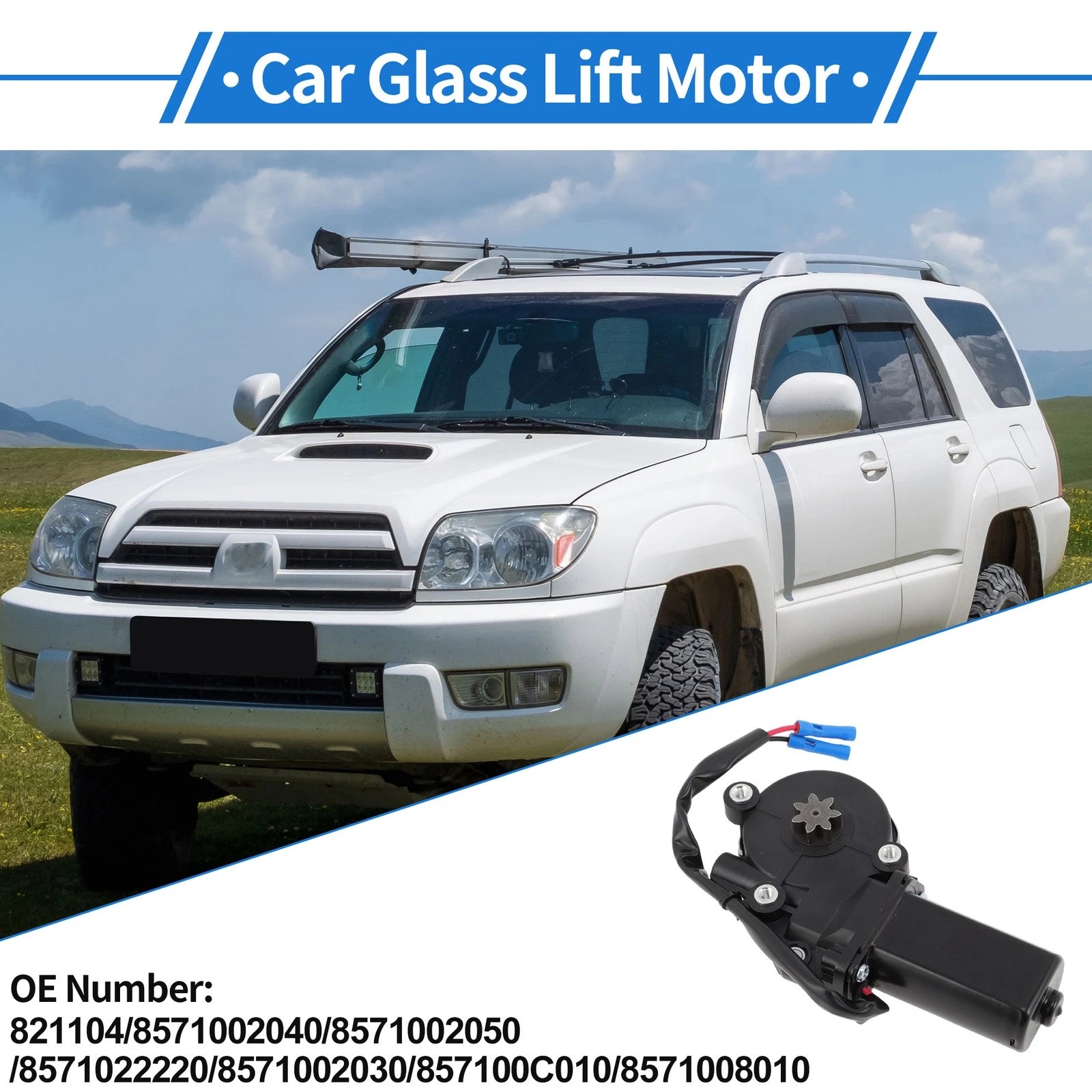 Power Window Regulator Lift Motor Replacement for Chevrolet Nova (1987–1988)