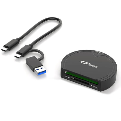 P&P CFast 2.0/SD Memory Card Adapter for USB3.2 Gen2 (10Gbps)