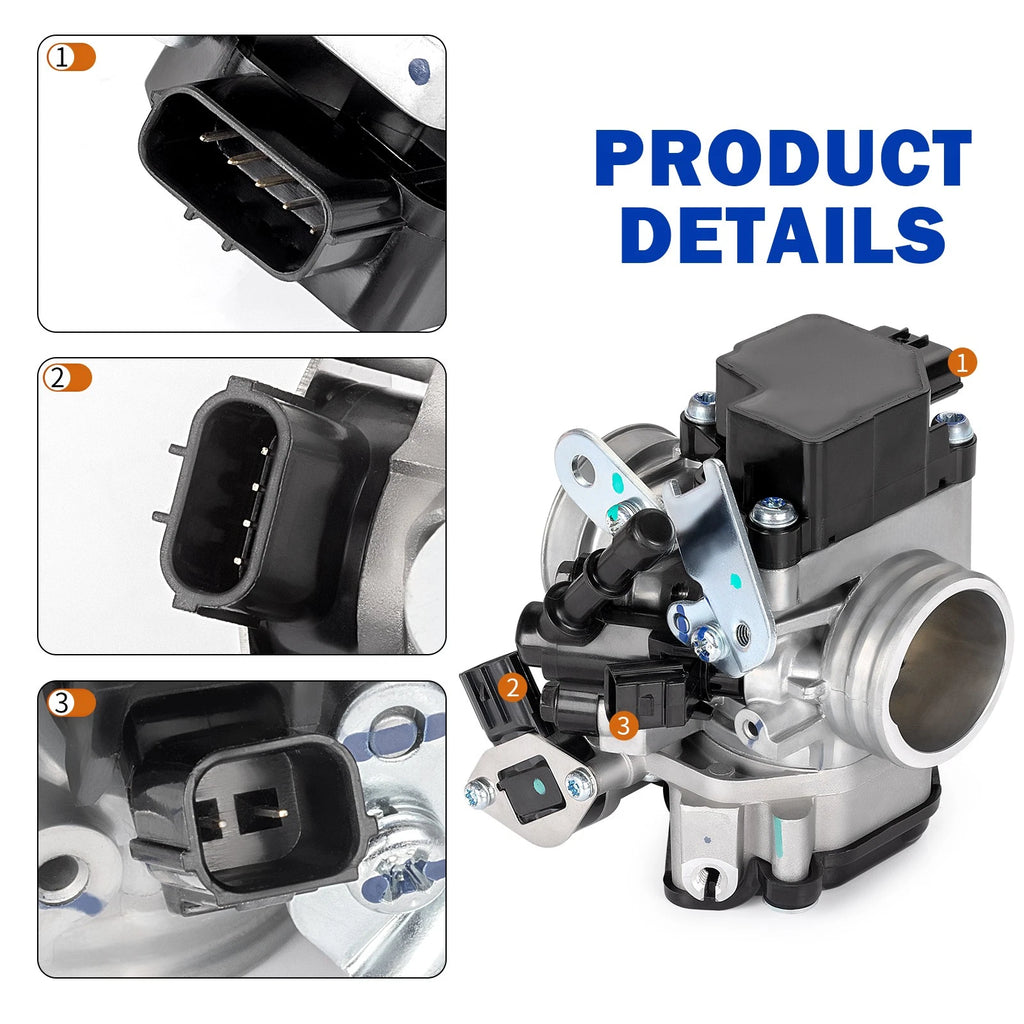 Throttle Body for Honda Rancher 420 4X4 TRX420FM2 (2014–2016, 2018) #16400-HR3-A42