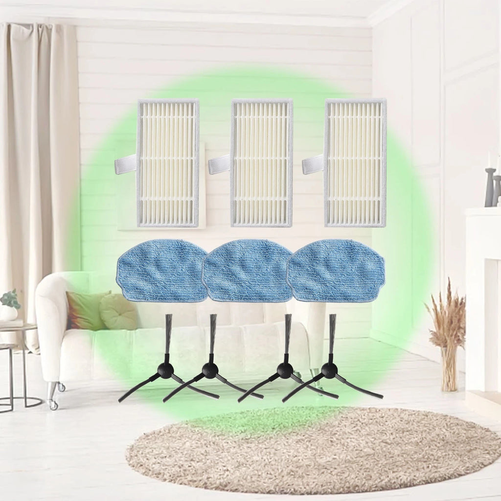 Side Brush Filter Mop Cloth for Nedis WIFIVCB01