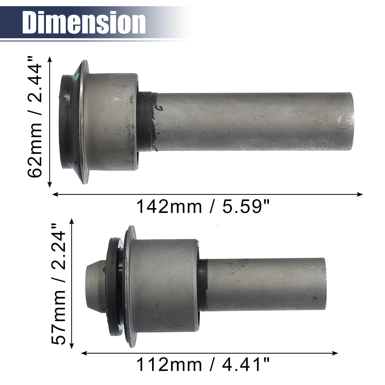 Set of 2 Front Bushing Engine Cradle Subframe for Nissan Juke F15