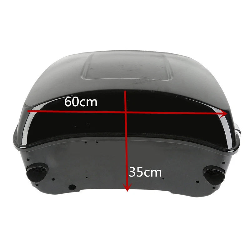 Trunk Backrest Pad Rack Tail Light Speakers for Harley Touring (2014–2026)