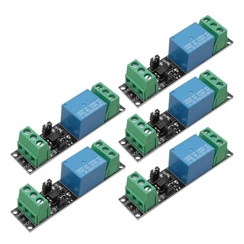 5X 3V Relay Module with Diode Protection for Microcontrollers (3.3V)