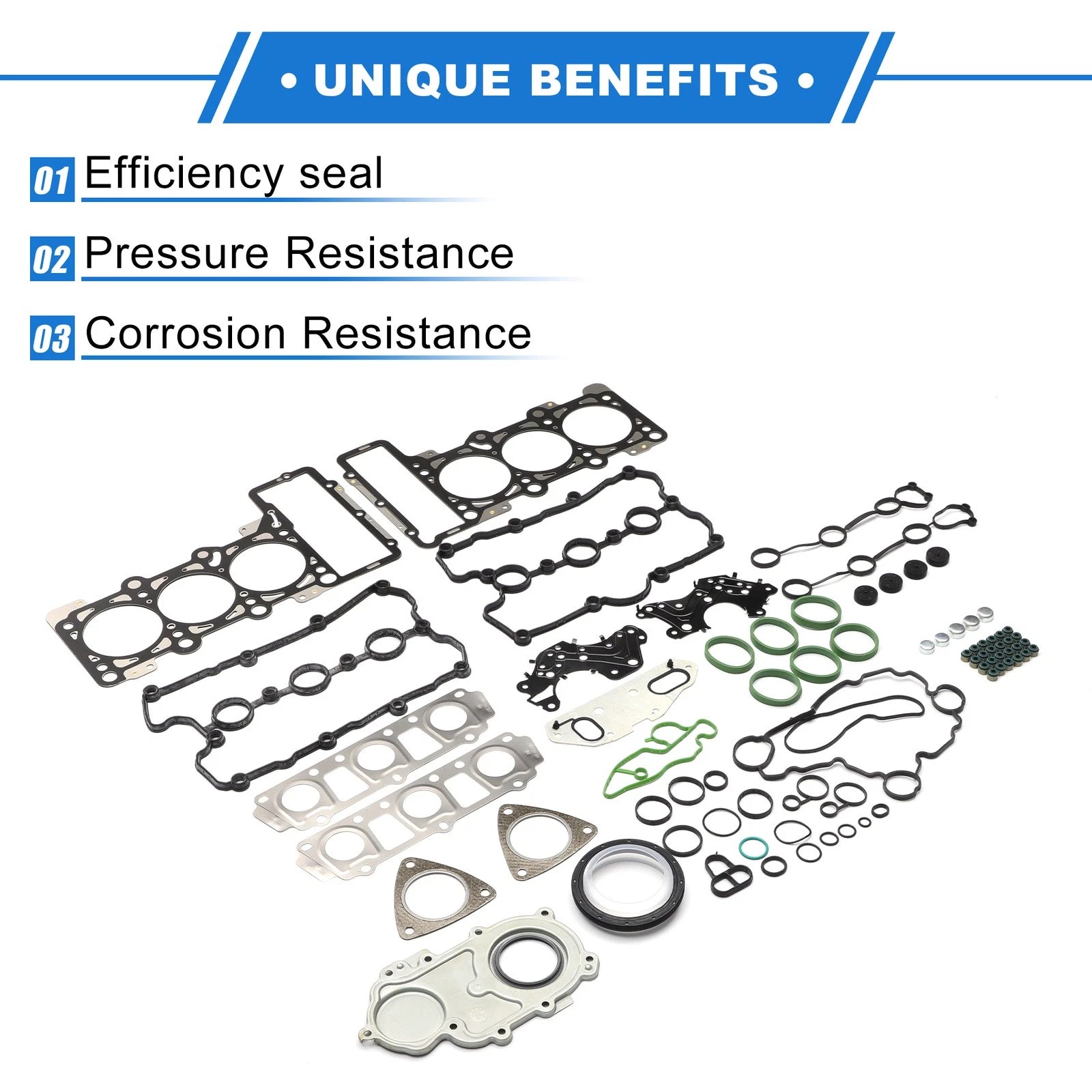 Cylinder Head Gasket Kit Replacement for Audi BGC Engine (1991–2004)