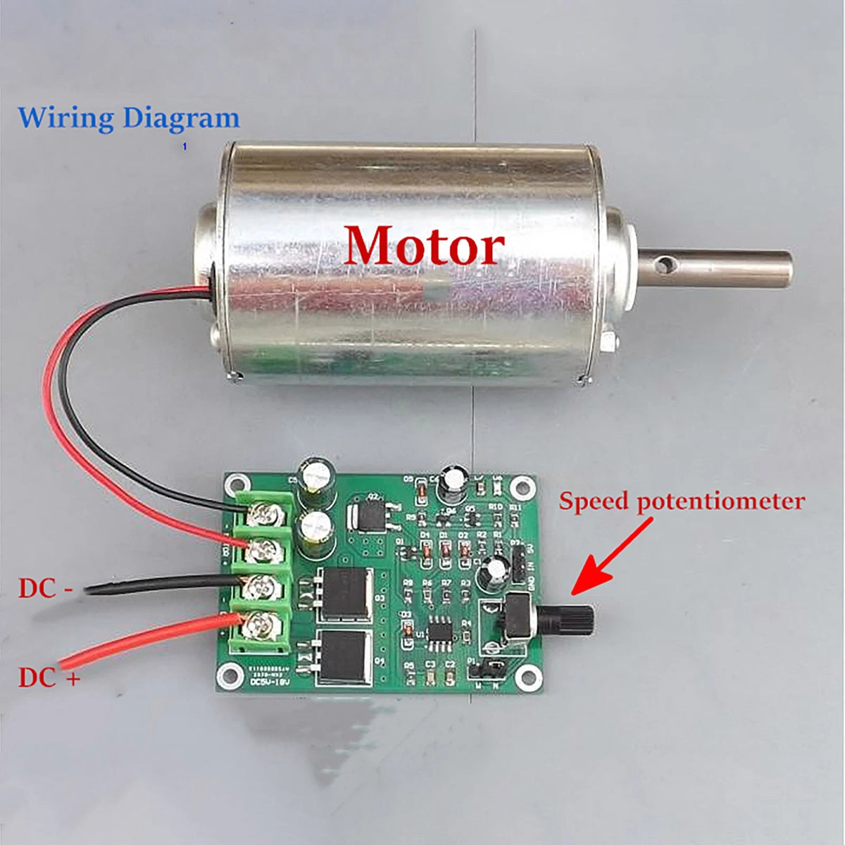 PWM Motor Speed Controller Board Module for DC 5-18V