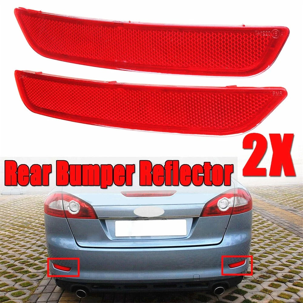 1 Pair Rear Bumper Reflector Red for Ford Mondeo MK4 (2007–2010) 1491914