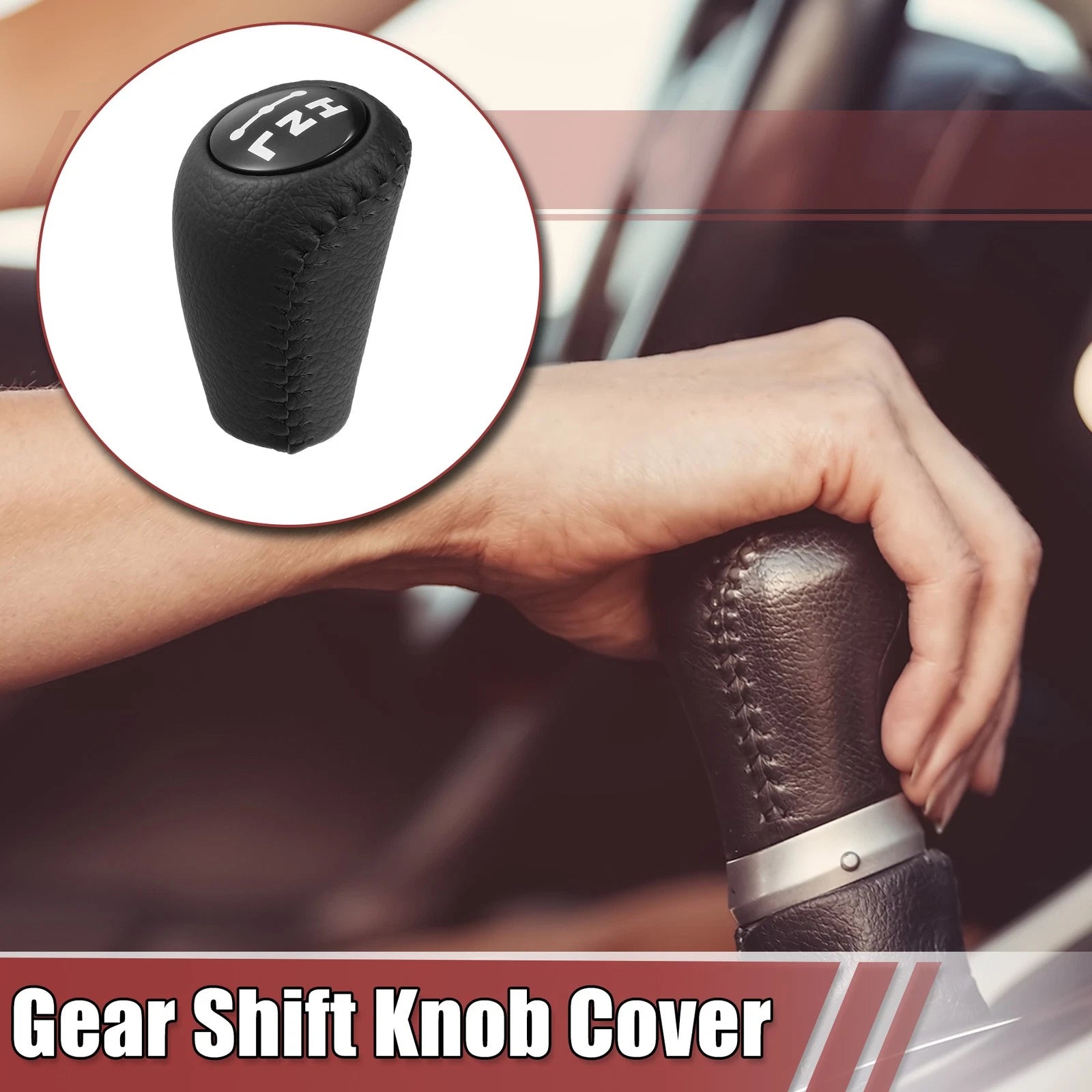 Shift Knob Automatic for Toyota Land Cruiser Prado 120 (2003–2009) Black
