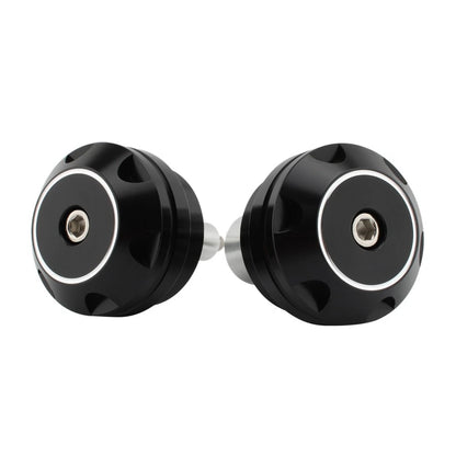 Set of 2 Black Front Axle Caps Nut Covers for BMW RnineT (2017–2022)