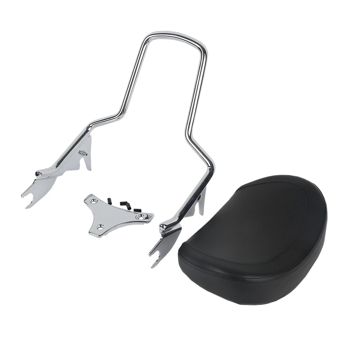 Sissy Bar Backrest Luggage Rack Docking Kit for Harley Touring (2009–2013)