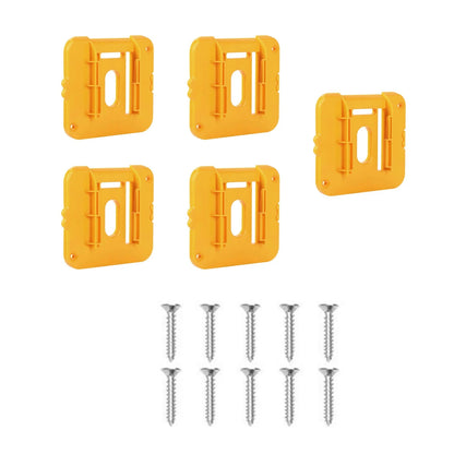 5X Battery Rack Holder for DEWALT 14.4-18V (Wall Mount)