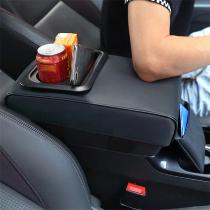Universal Car Armrest Center Console Box with Cup Holder Storage