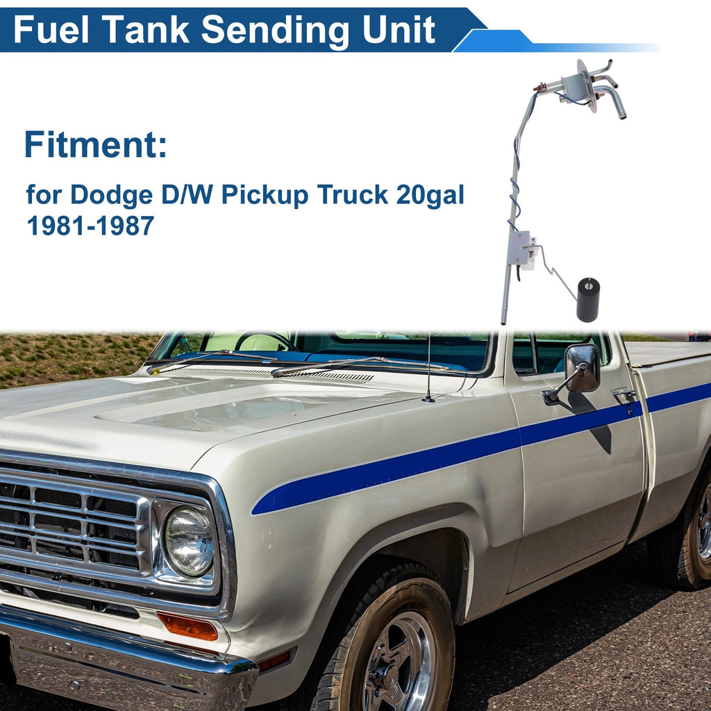 Fuel Level Sending Unit Module Replacement for Dodge D/W Pickup 20gal (1981–1987)
