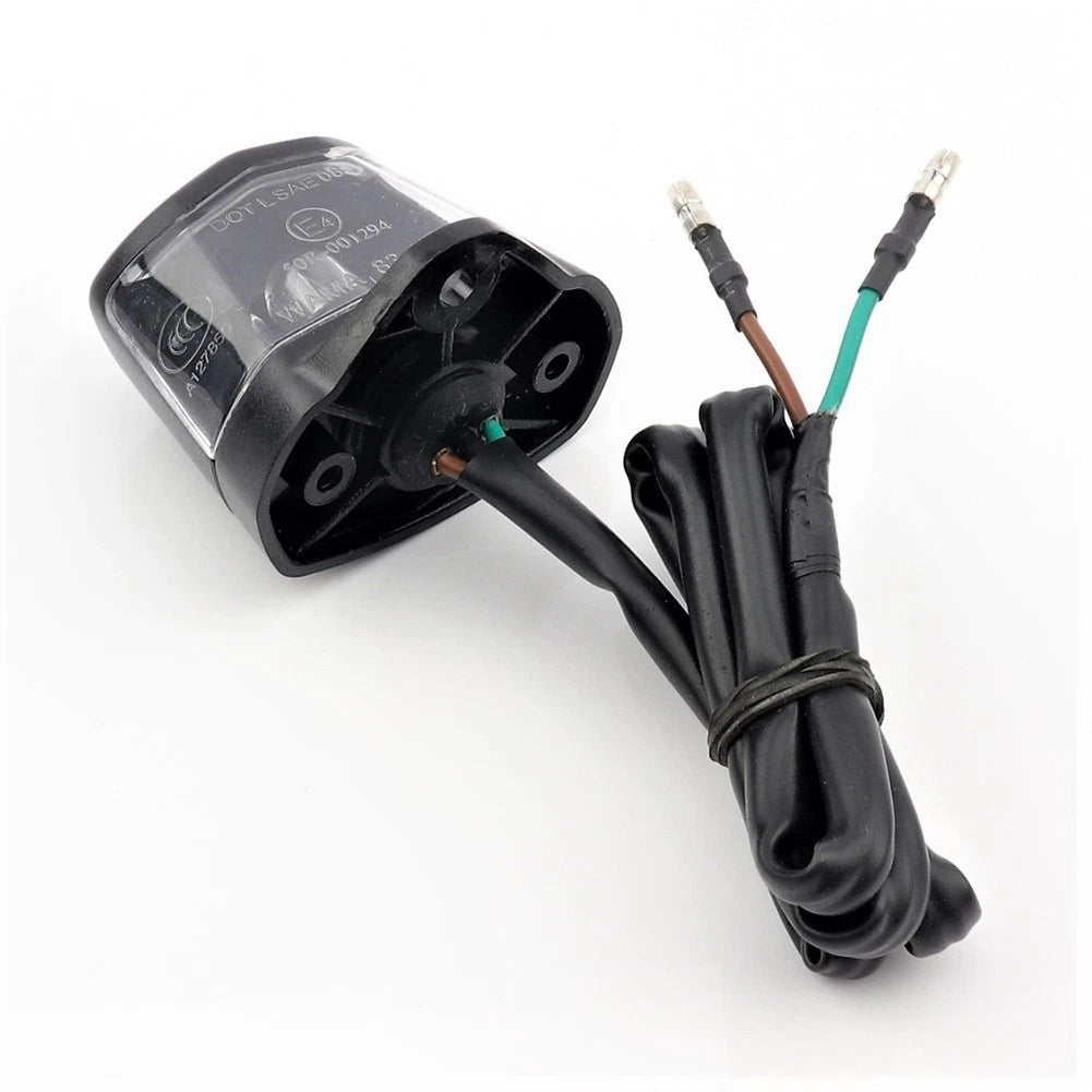 Rear License Plate Light for (ABS Black Shell)