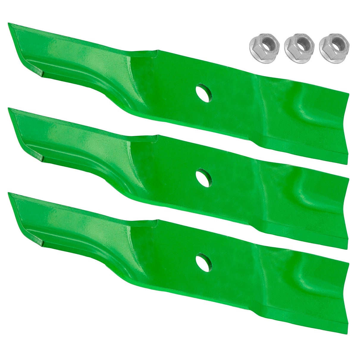 Deck Blade 44 Inch Replacement with Nut for Cub Cadet Enforcer Z-Force 44 (44")