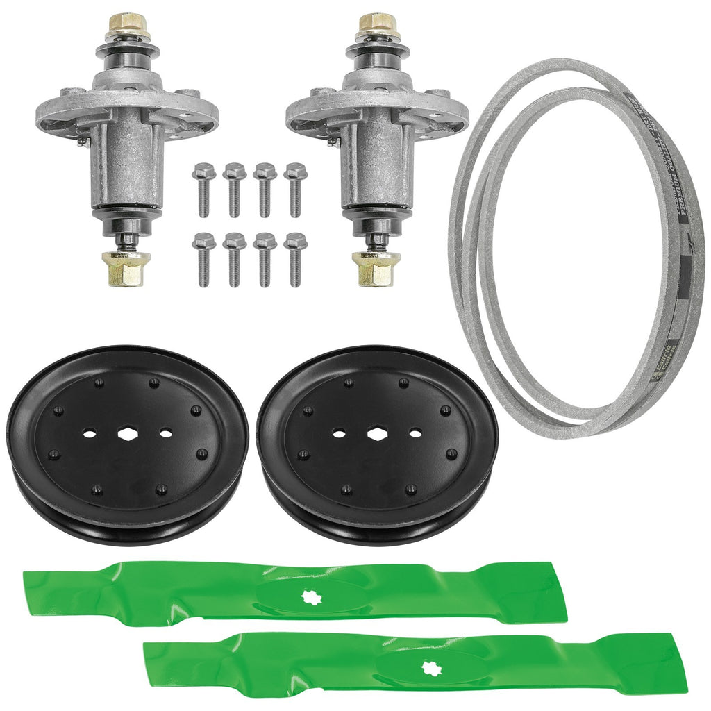 Spindle Blade Belt Kit Replacement for John Deere LA100 LA125 (2004–2011)