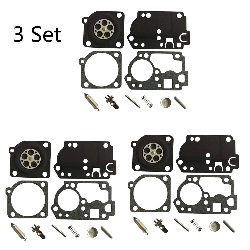 3X Carburetor Kit for Homelite Lawn Mower (Zama RB-142, C1U-W32, C1U-W32A)