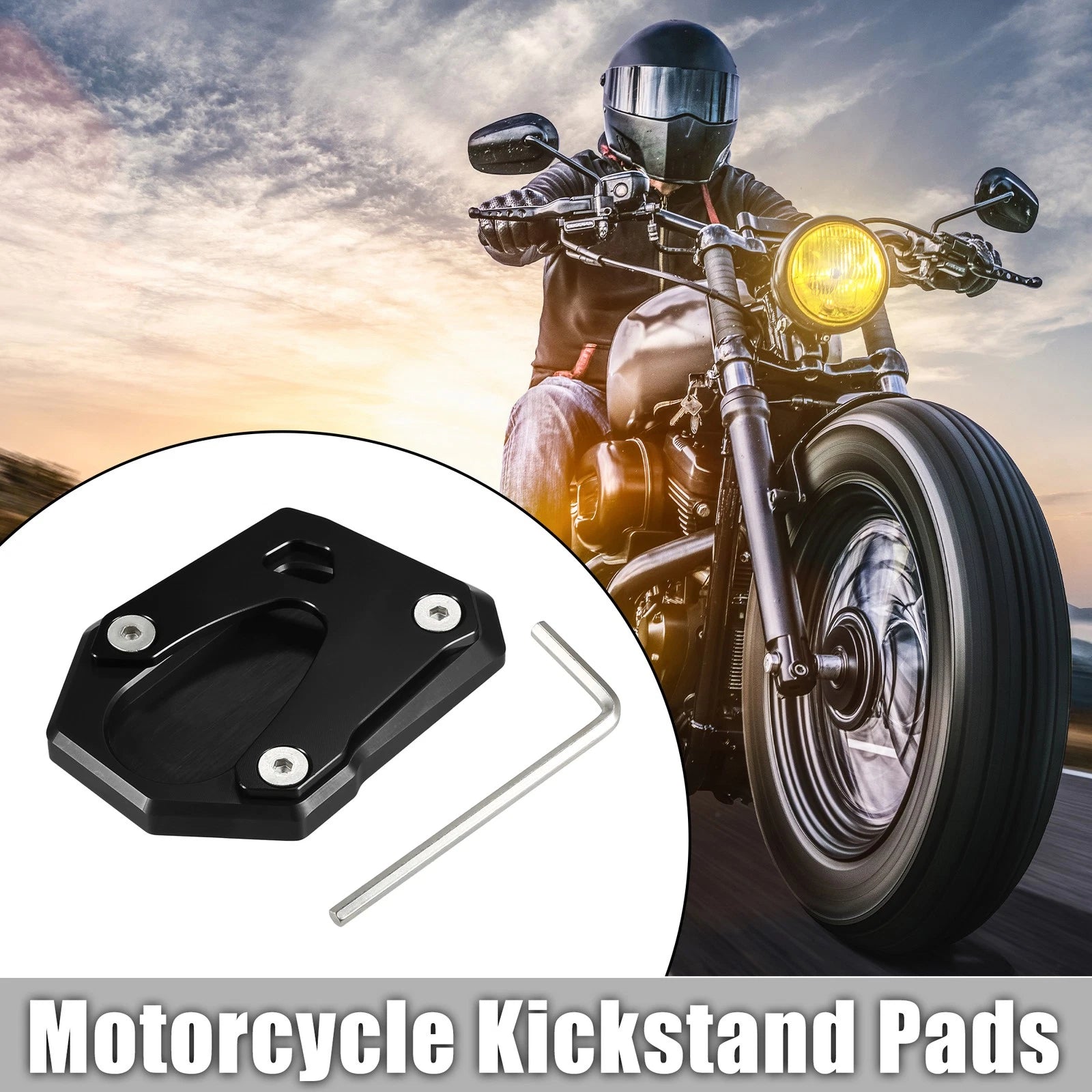 Kickstand Pad Set Aluminum Alloy for Honda Monkey 125 (2018–2023)