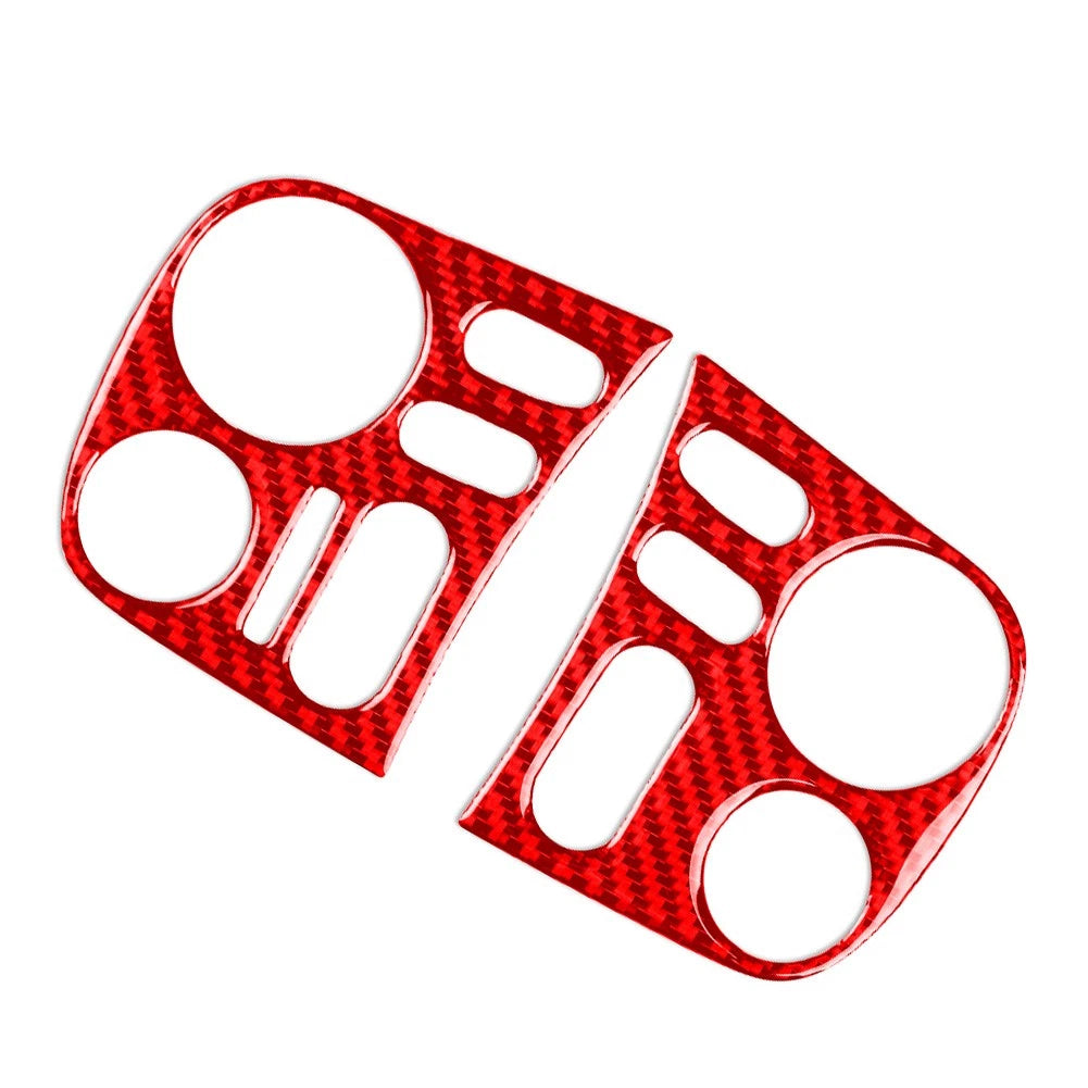 2X Interior Driver Side Dashboard Cover Trim for Honda S2000 (2004–2009) RHD Red