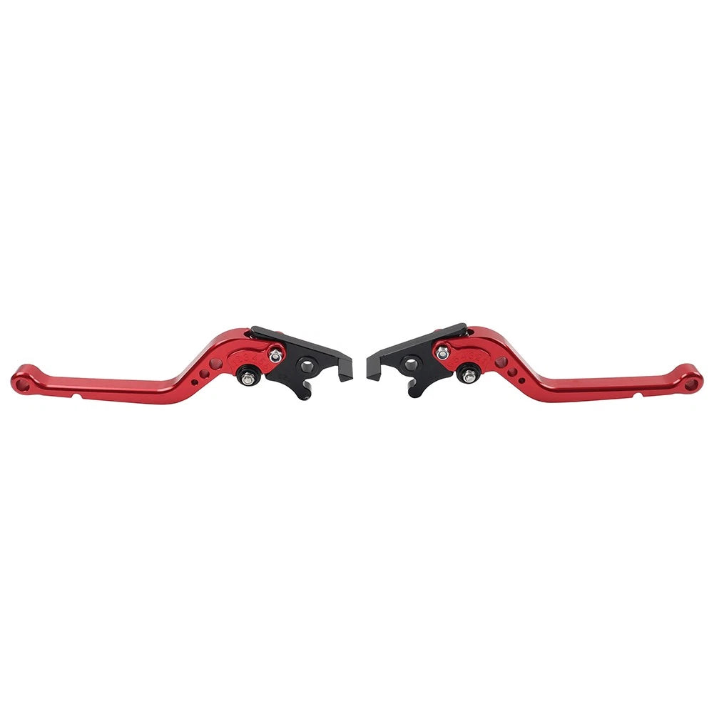Red CNC Adjustable Brake Clutch Levers for Honda GROM/MSX125 (2014–2022)