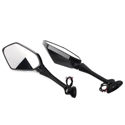LED Turn Signal Side Mirrors for Honda CBR600RR CBR1000RR (2004–2007)