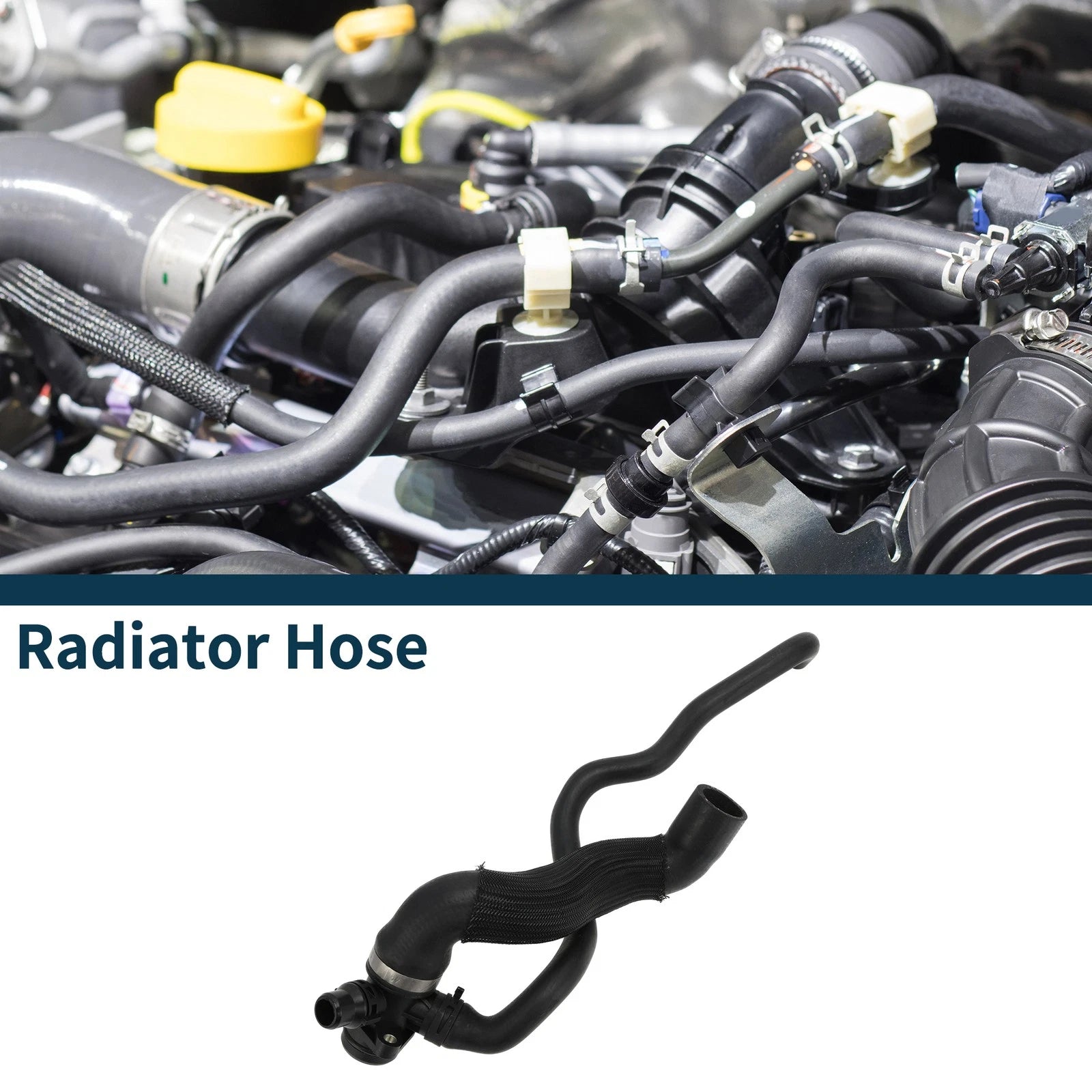 Heater Radiator Hose Replacement for BMW X1 (2012–2015) Black