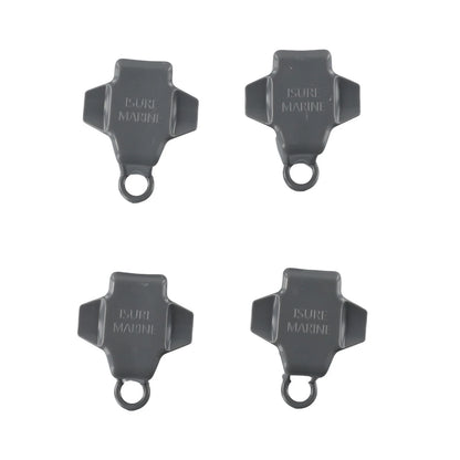 Pack of 4 Pontoon Boat Rail Clips for Square Tubing