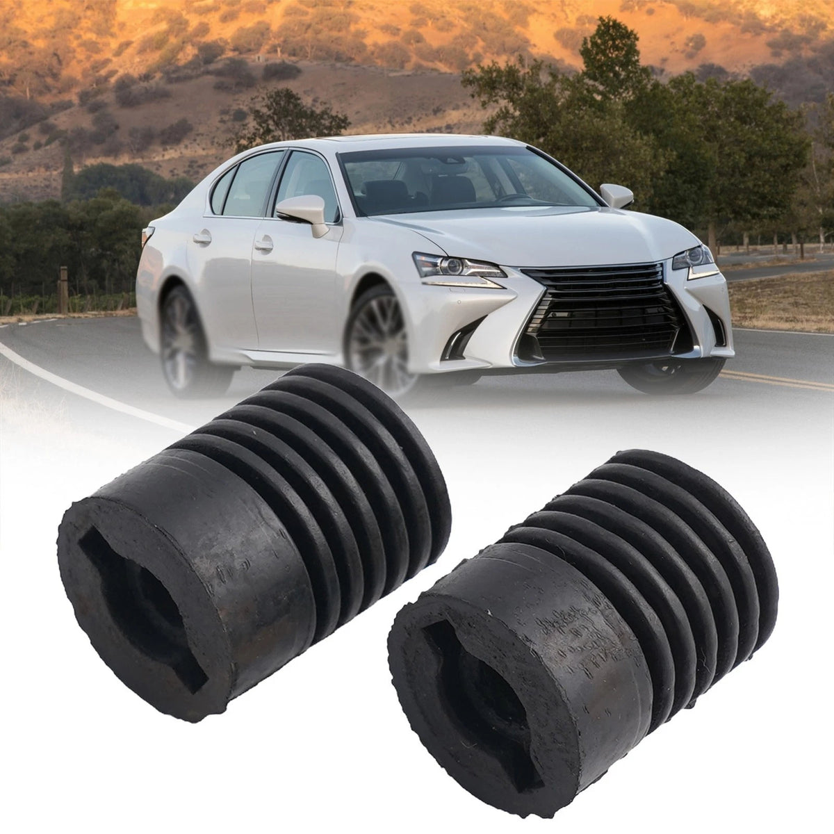 2X Hood Stopper Cushion Rubber Pad for