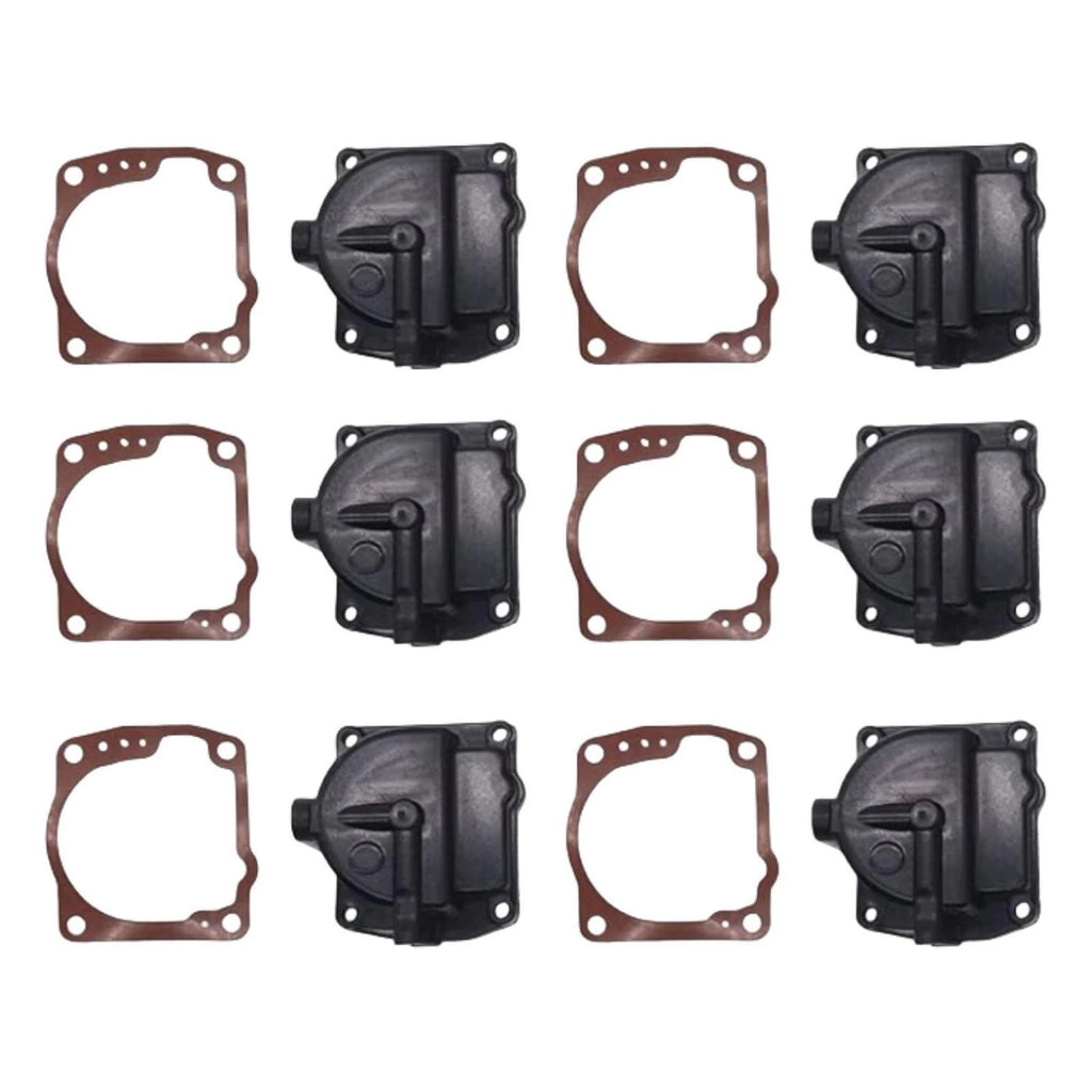 Set of 6 Carb Bowl Float Chamber Assy 433000 REPL for Johnson Evinrude 90-175hp (1994–Up)