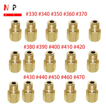 15X Carburetor Main Jets for Mikuni VM TM Carb #330-#390 #400-#470