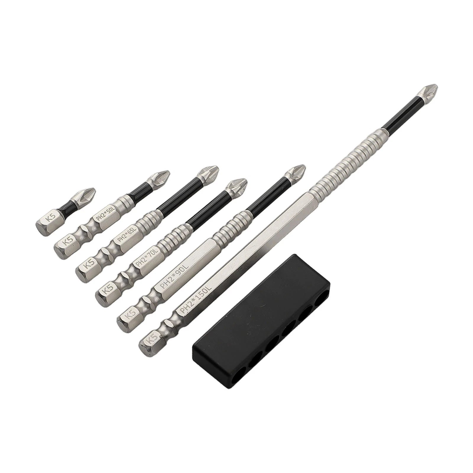 56pcs Cross Magnetic Screwdriver Bit Set for High Strength Operations